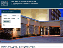 Tablet Screenshot of fourpointscollegestation.com